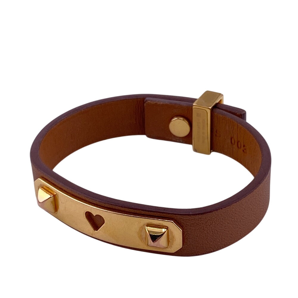 HERMES bracelet leather Brown Asdukour Women(Unisex)