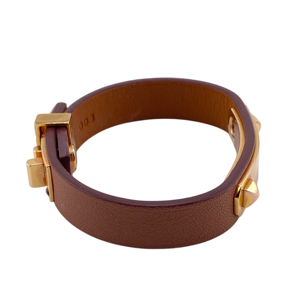 HERMES bracelet leather Brown Asdukour Women(Unisex)