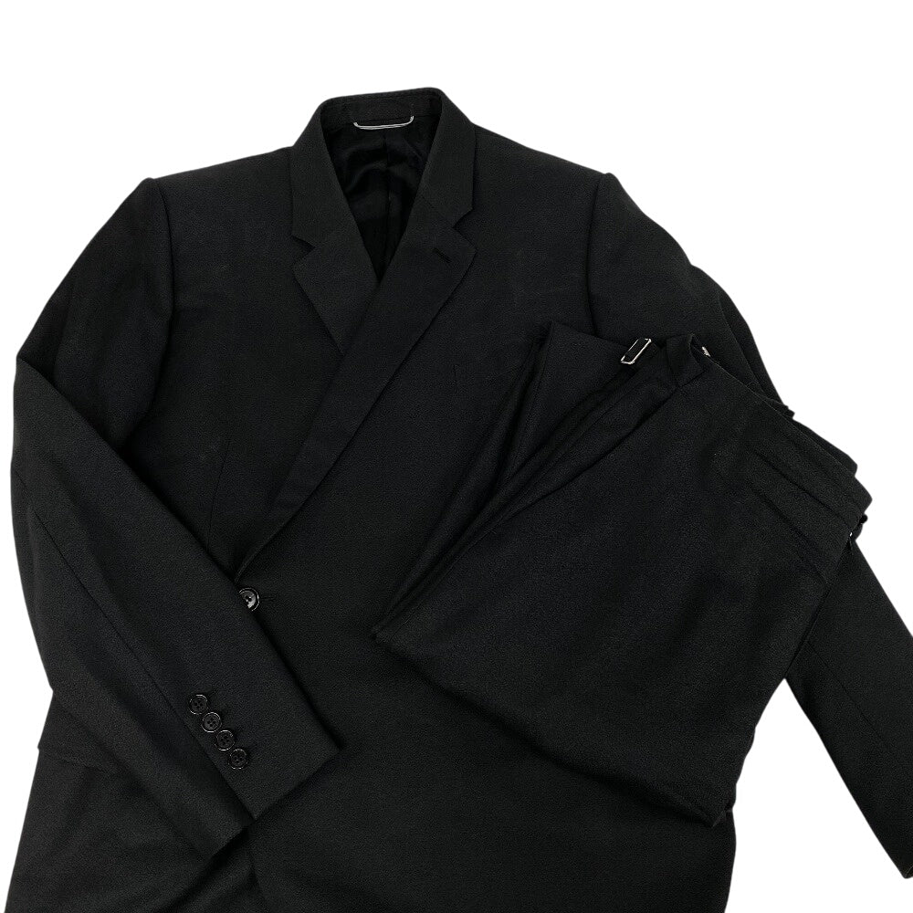 Christian Dior setup wool black mens 50R