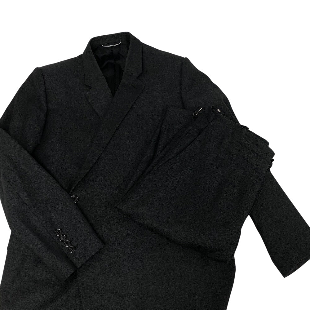 Christian Dior setup wool black mens 50R