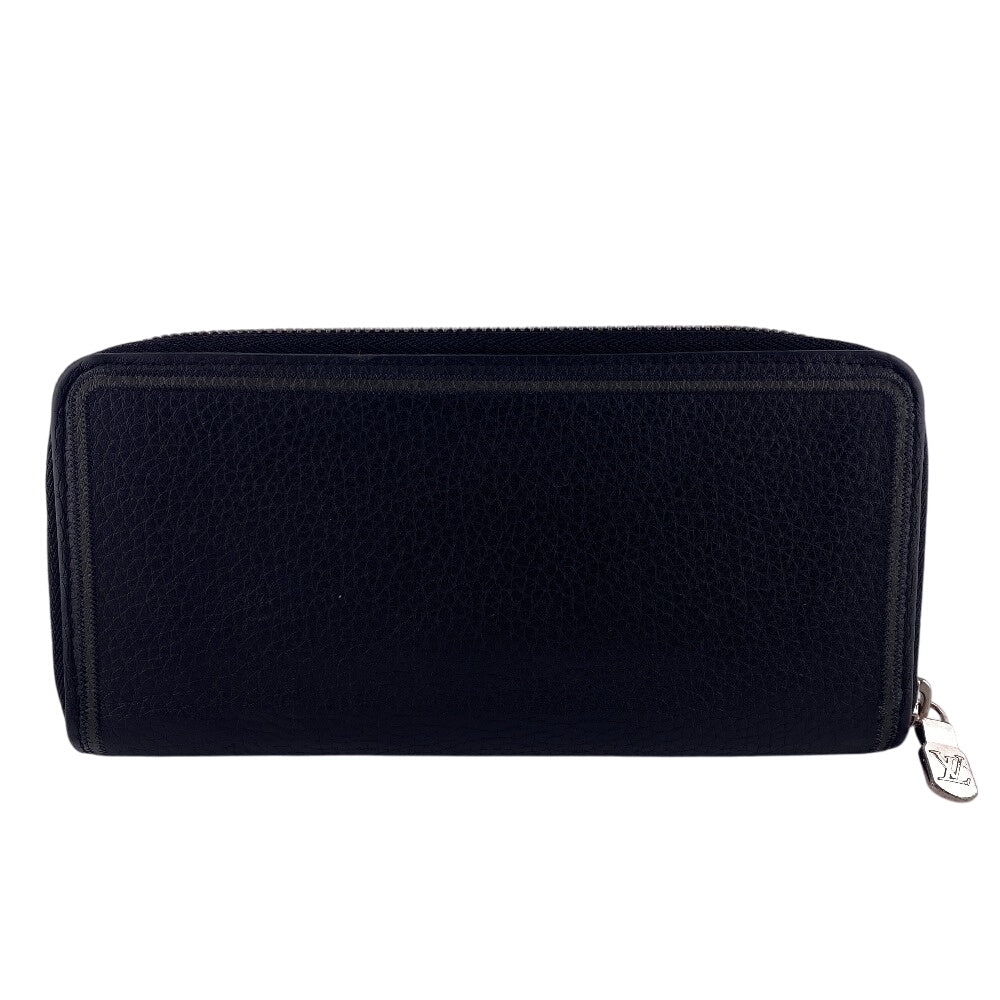 LOUIS VUITTON Long Wallet Purse M68228 Taurillon Clemence black Zippy Wallet Vertical mens