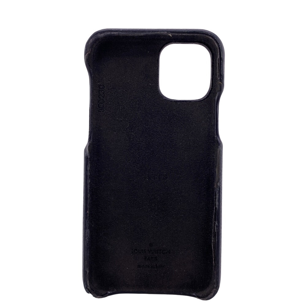 LOUIS VUITTON iPhone case M69094 Monogram canvas, leather black Monogram Bumper 11PRO Women(Unisex)