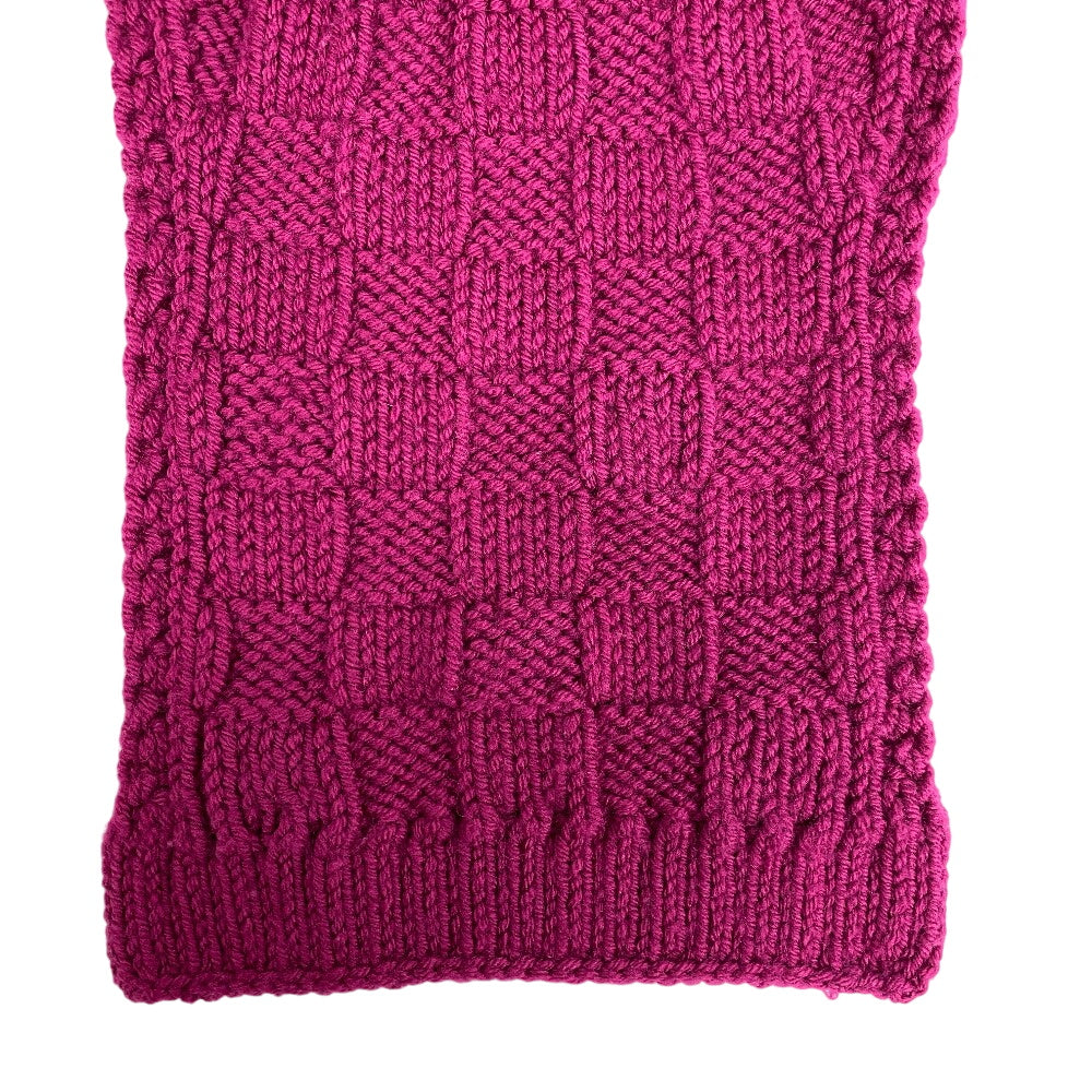 LOUIS VUITTON Scarf 400352 wool purple Echarpe Constance Women