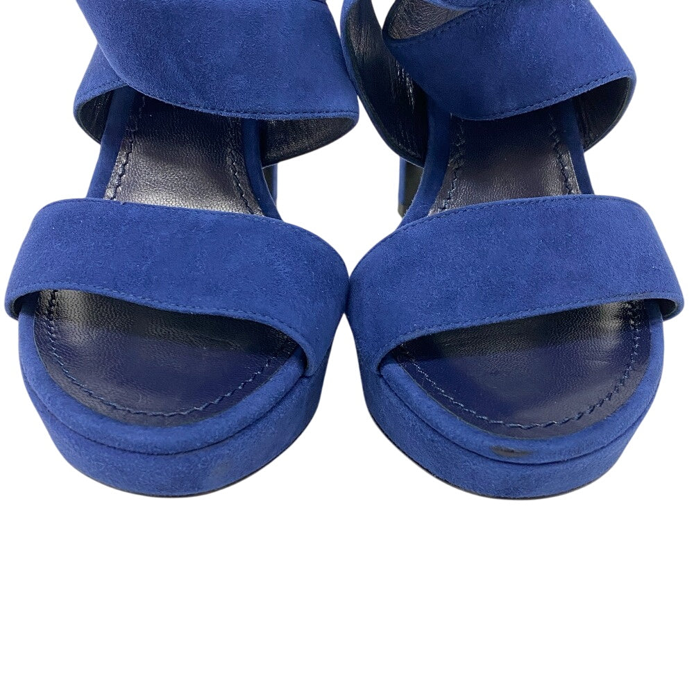 LOUIS VUITTON Sandals Suede, Leather blue 19 years Bijoux Women 36 1/2