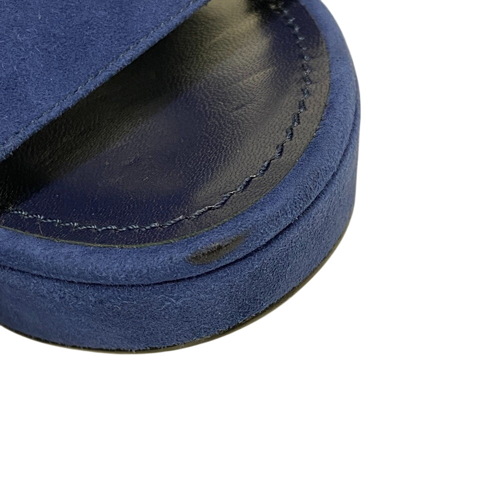 LOUIS VUITTON Sandals Suede, Leather blue 19 years Bijoux Women 36 1/2
