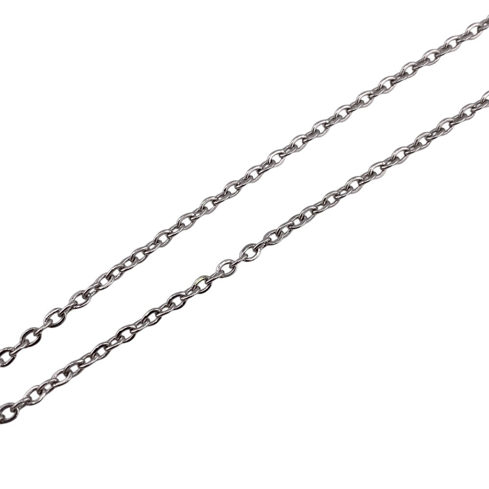 HERMES Necklace metal Silver cordage rope mens(Unisex)