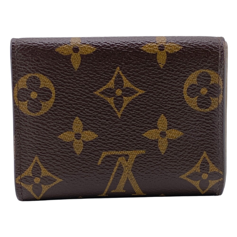 LOUIS VUITTON Tri-fold wallet M81667 leather Brown Portefeuille Monogram Celest Women