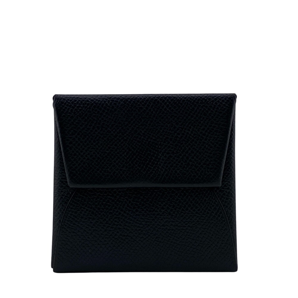 HERMES Coin case Epsom black Bastia mens(Unisex)