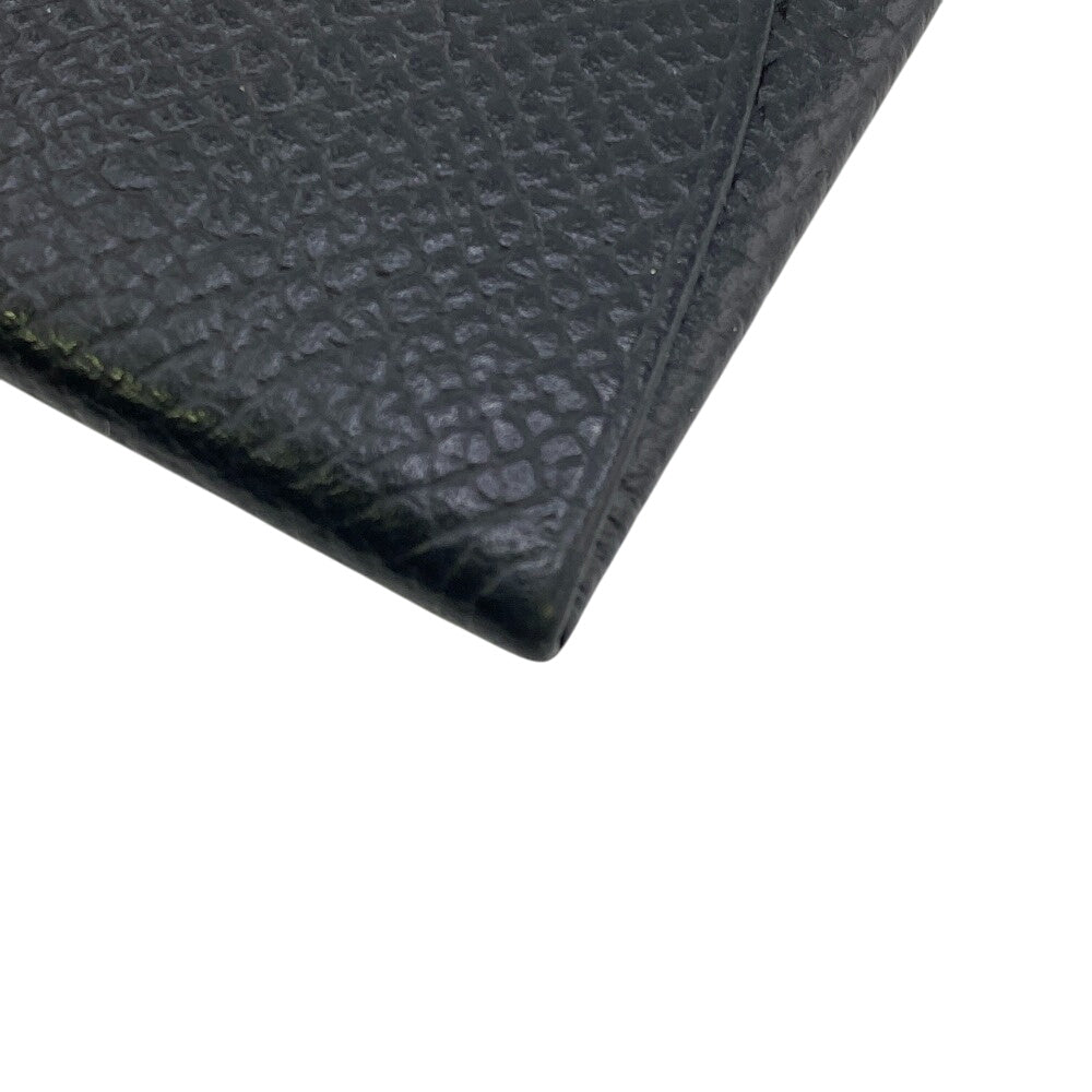 HERMES Coin case Epsom black Bastia mens(Unisex)