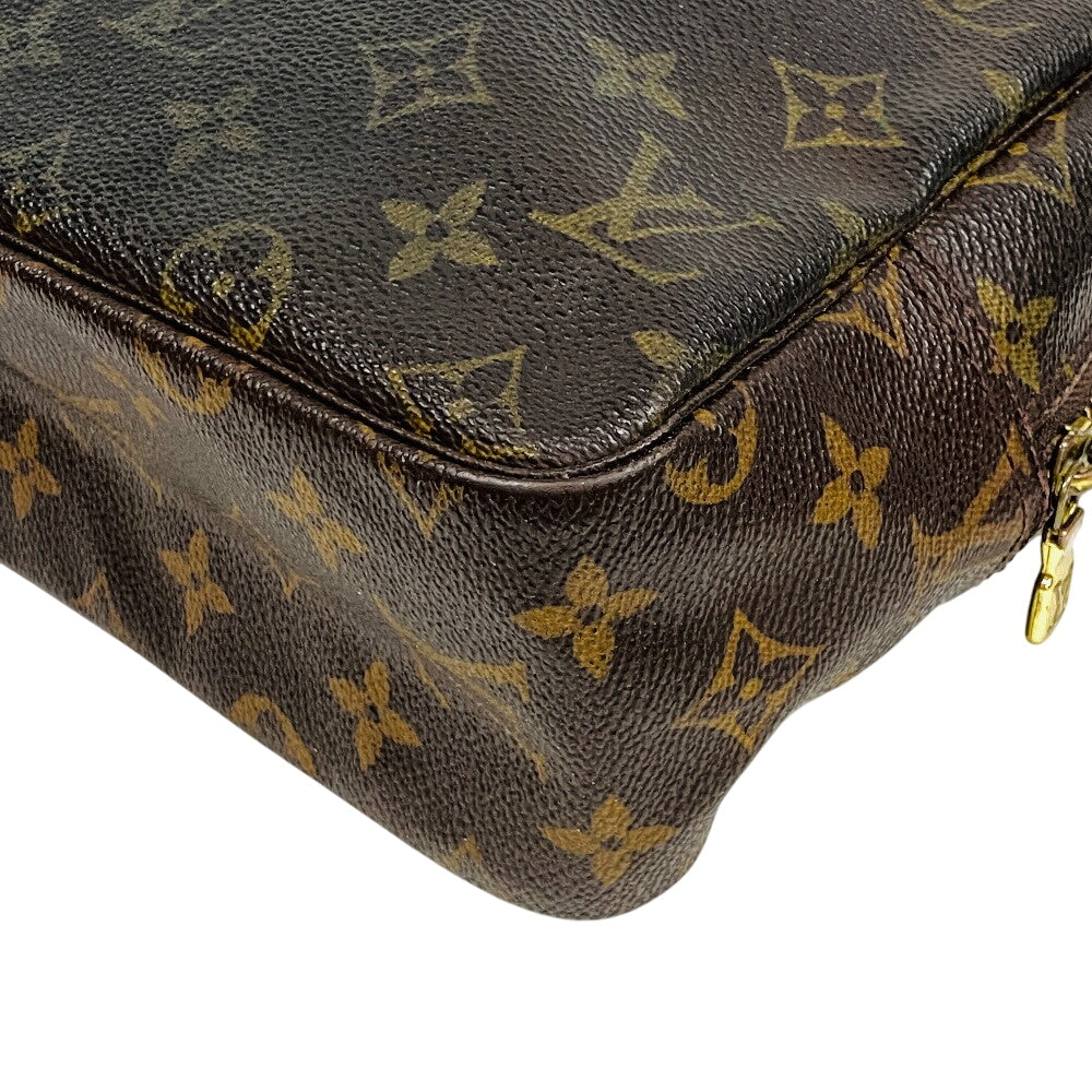 LOUIS VUITTON business bag M47522 leather Brown Monogram Truth Cracking Ty 28 unisex(Unisex)