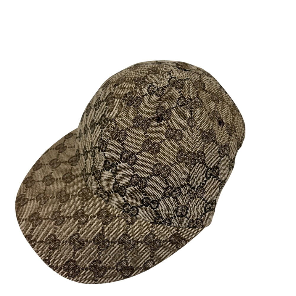 GUCCI cap 751400 canvas Brown 25 GG canvas mens(Unisex) S 57