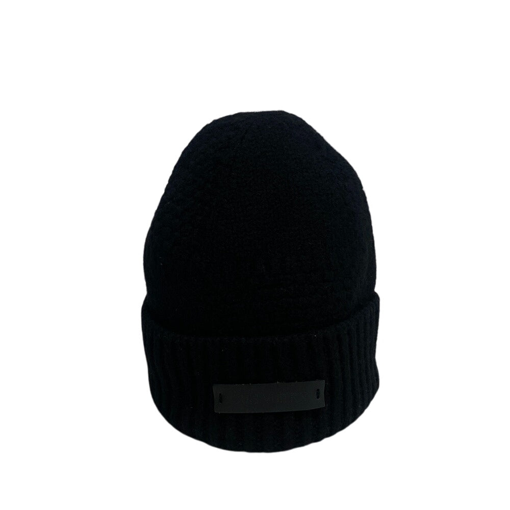 LOUIS VUITTON Knit cap knit black Knit hat mens