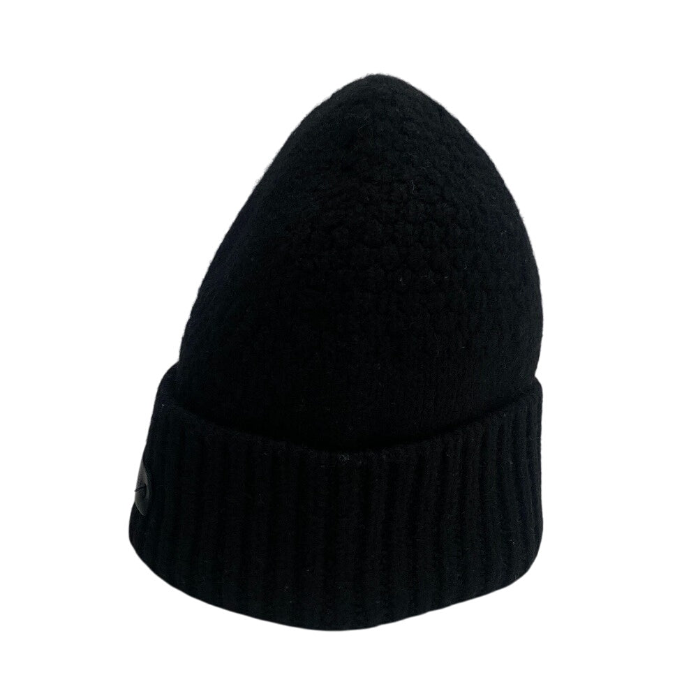LOUIS VUITTON Knit cap knit black Knit hat mens