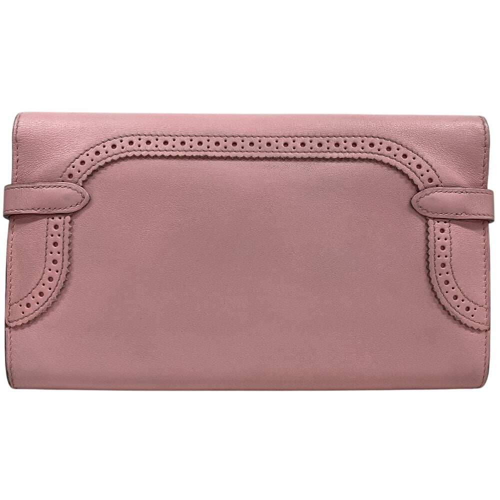 HERMES Long Wallet Purse 068964CK3Q Vaux Swift pink Kelly Wallet Gillies Women