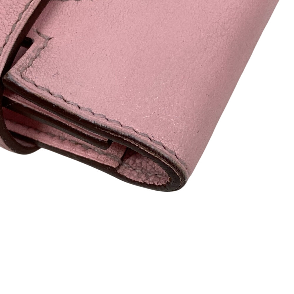 HERMES Long Wallet Purse 068964CK3Q Vaux Swift pink Kelly Wallet Gillies Women