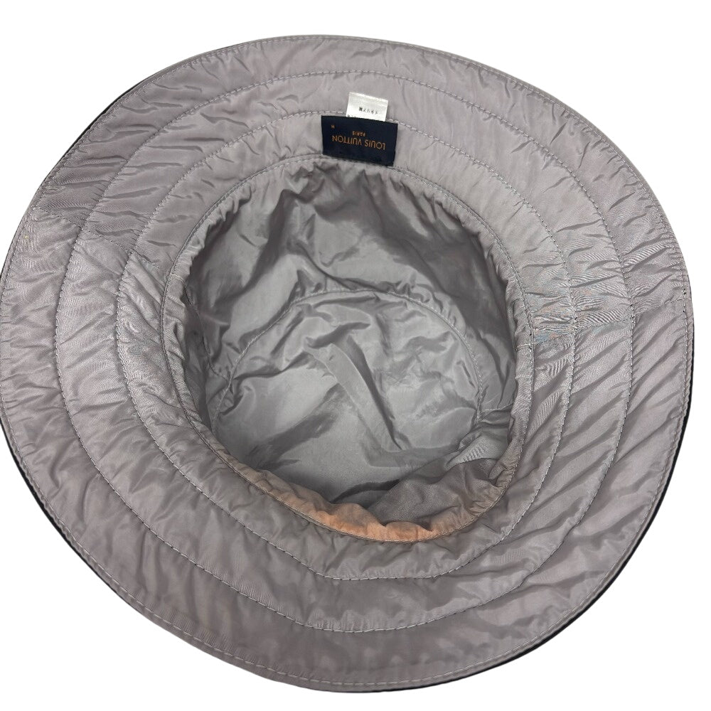 LOUIS VUITTON hat M77117 Outer: Polyester, Lining: Nylon black Line/Logo Pattern Bonnet Monogram Appearing mens(Unisex) M