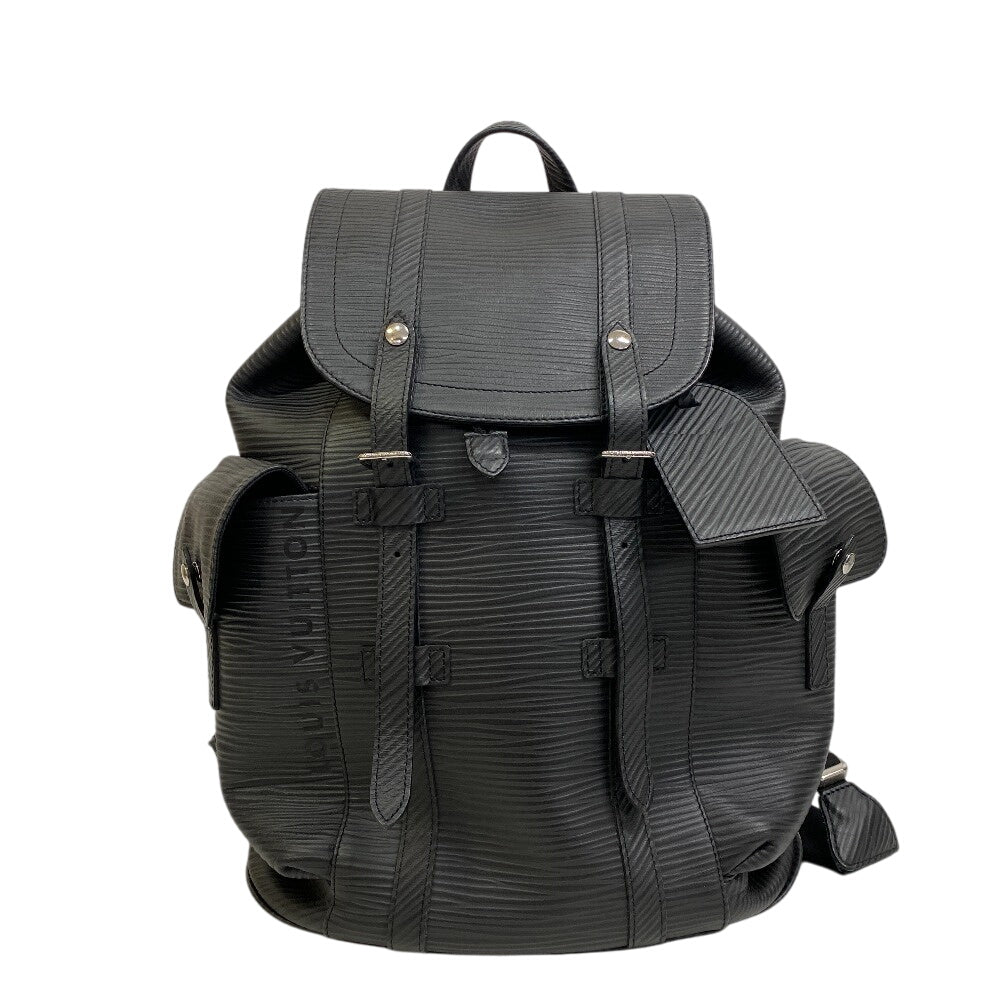 LOUIS VUITTON Backpack M24326 Epi black Epi XL Christopher MM