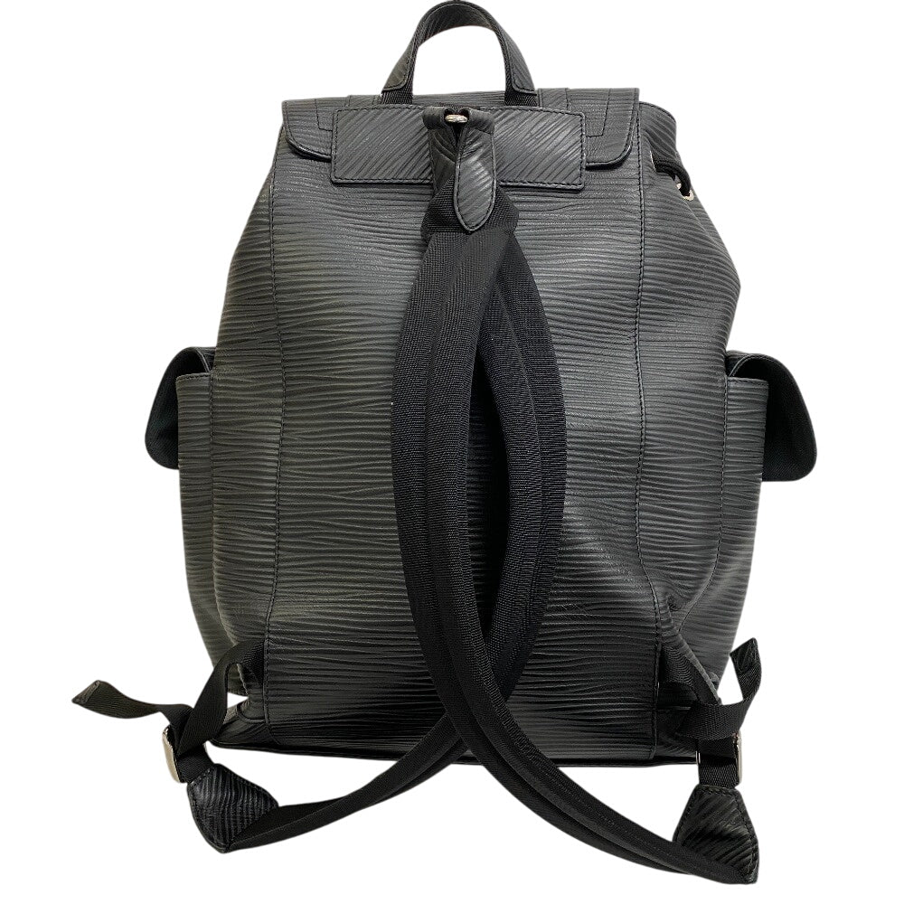 LOUIS VUITTON Backpack M24326 Epi black Epi XL Christopher MM