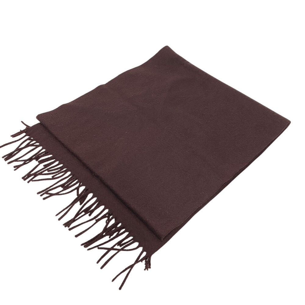LOUIS VUITTON Scarf cashmere Brown LV logo Cashmere 100% Stall shawl mens(Unisex)