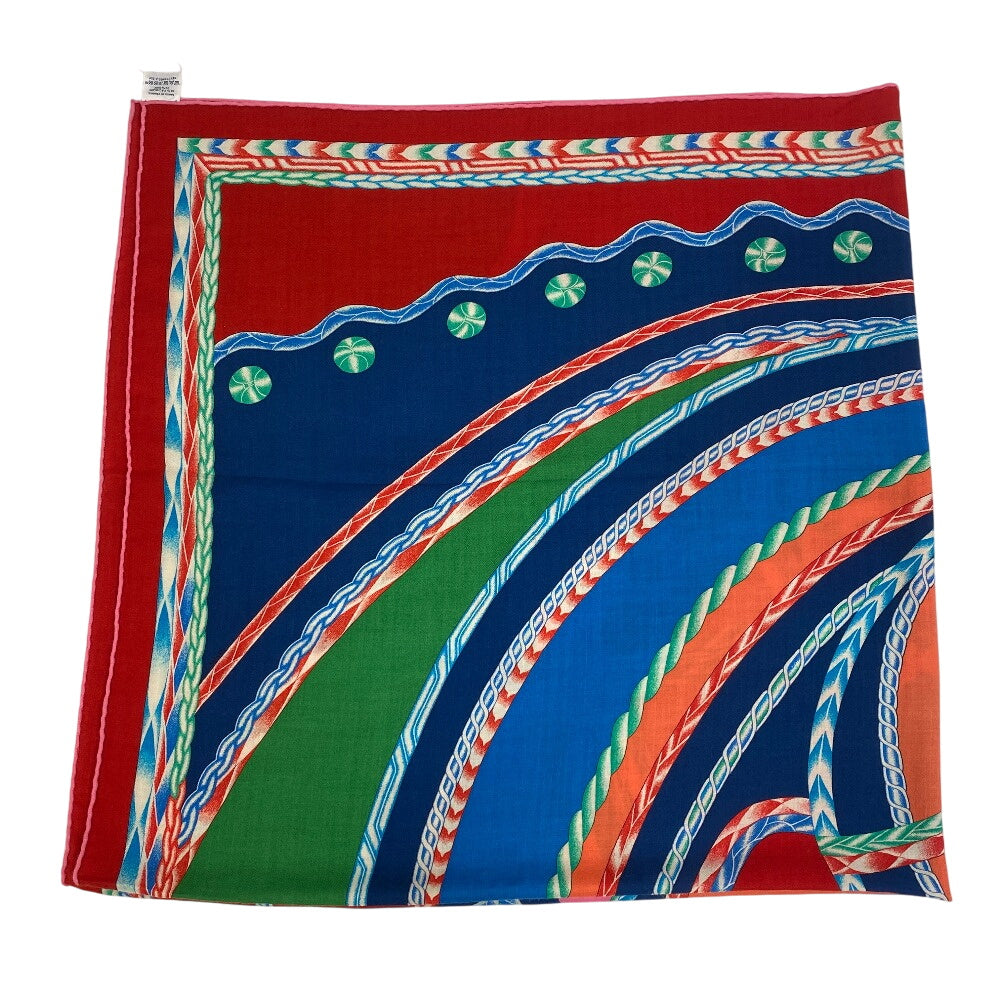 HERMES scarf Cashmere, Silk Red Carre140 Robe du Soir Women