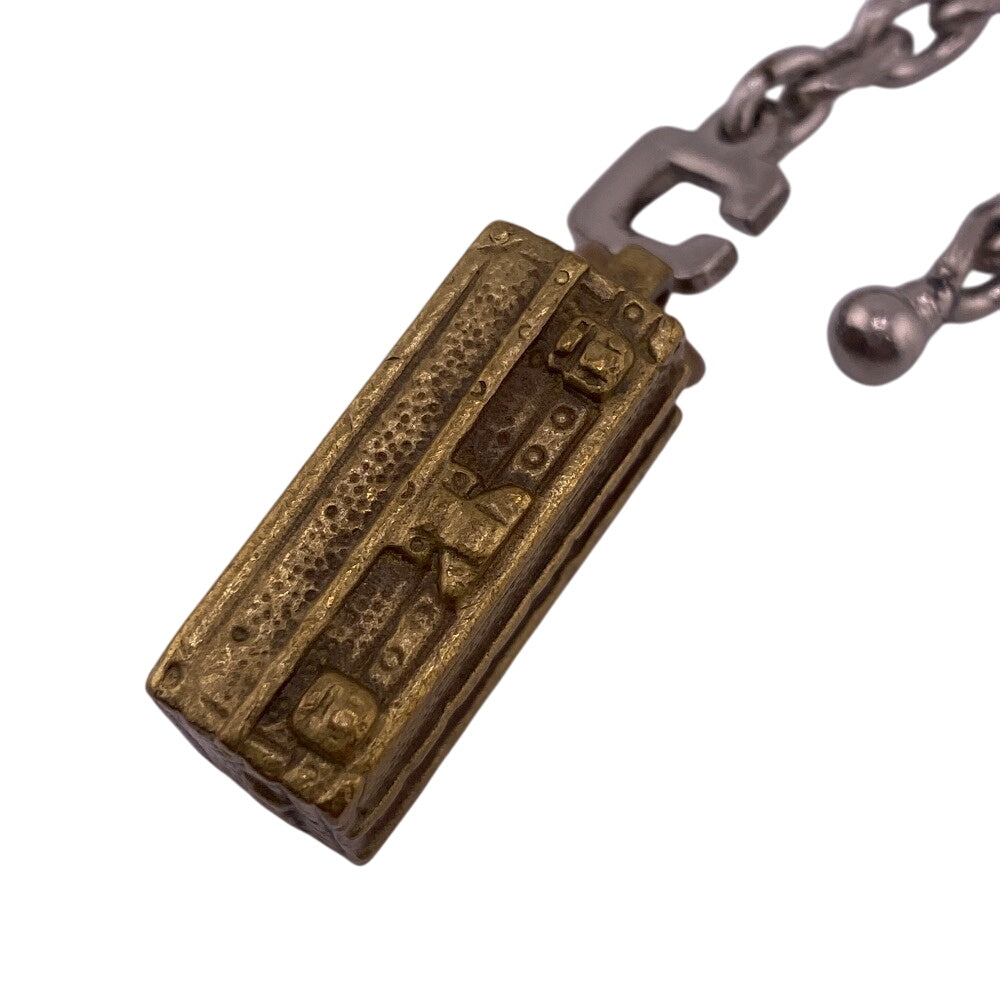 LOUIS VUITTON key ring Model number unknown metal gold Limited edition charm Trunk motif mens