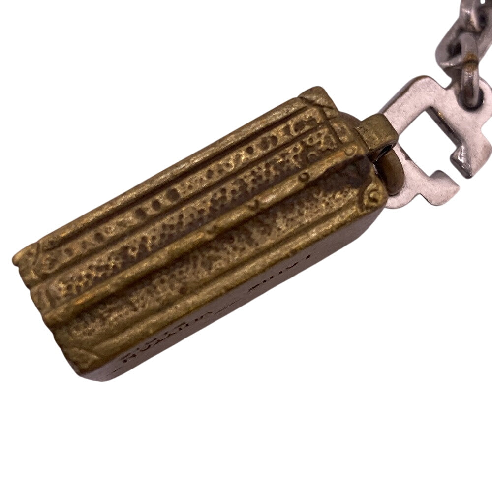LOUIS VUITTON key ring Model number unknown metal gold Limited edition charm Trunk motif mens