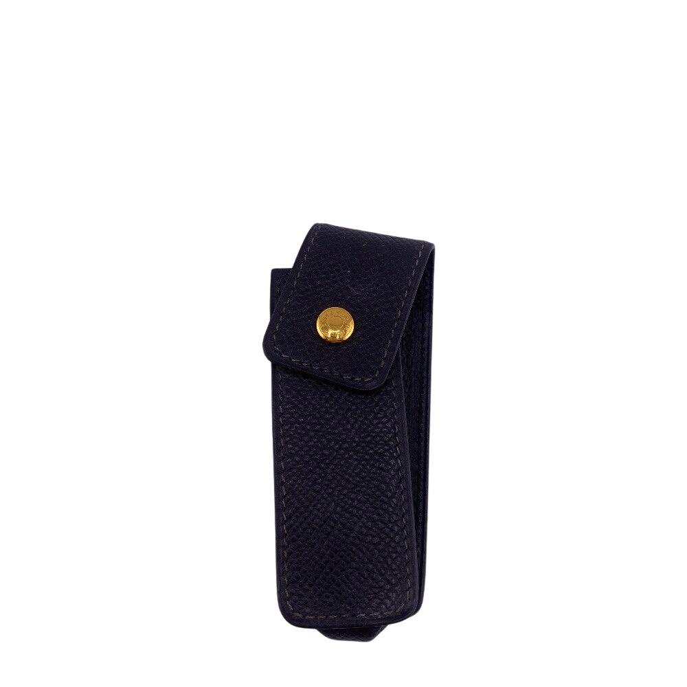 HERMES Other accessories leather black Serie