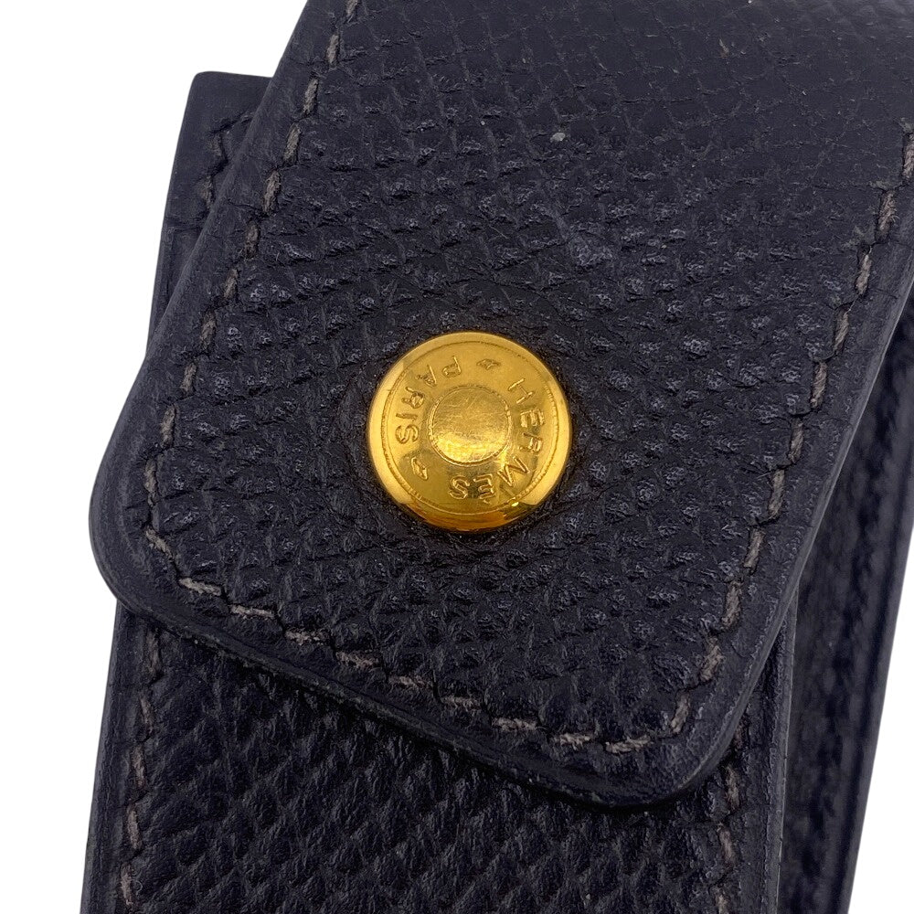 HERMES Other accessories leather black Serie