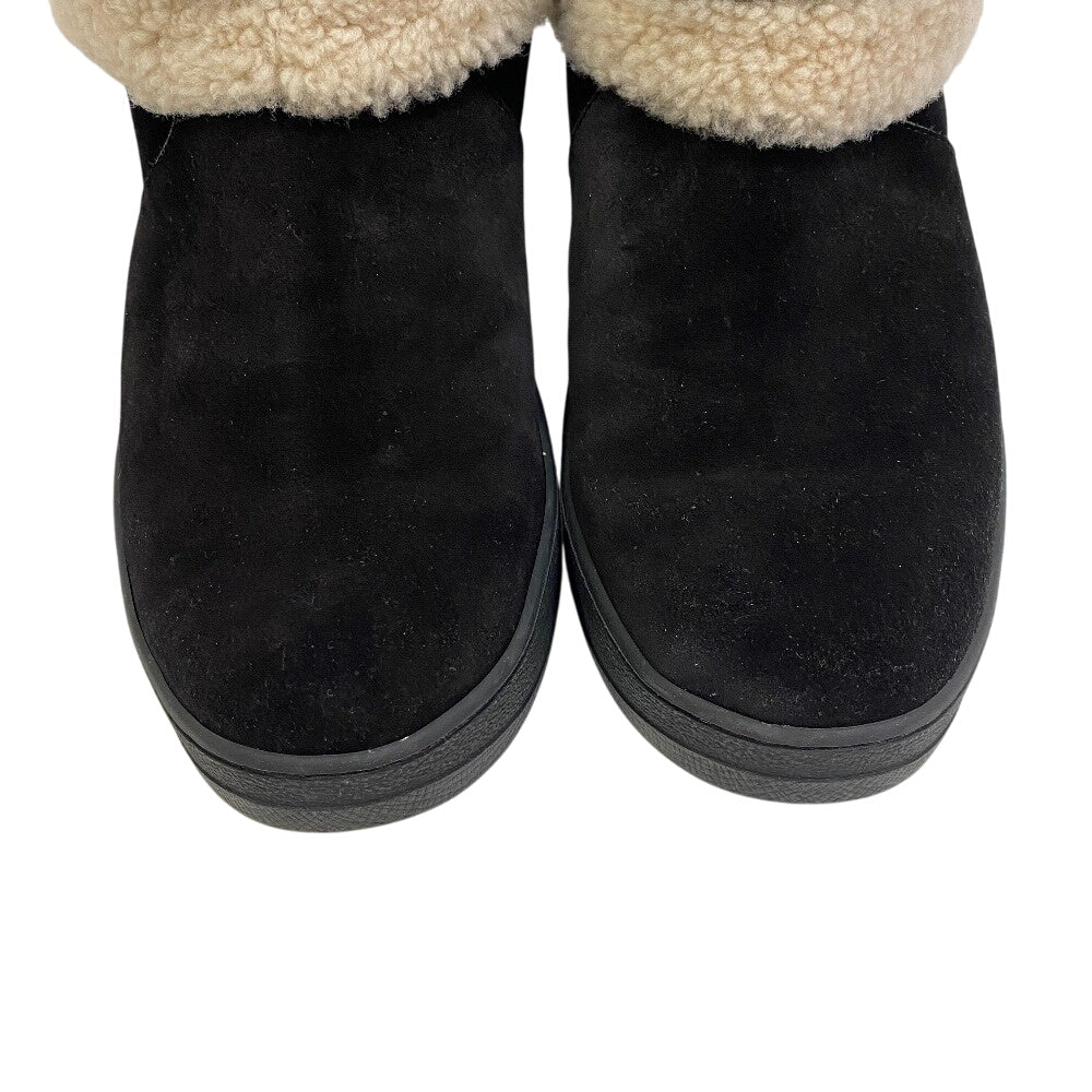 LOUIS VUITTON boots Mouton black short boots snowdrop line Women 41