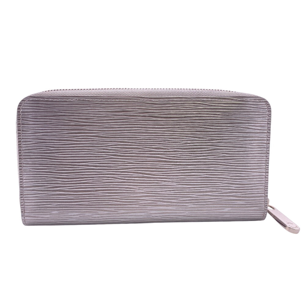 LOUIS VUITTON Long Wallet Purse M82794 Epi Silver Epi Zippy wallet Women