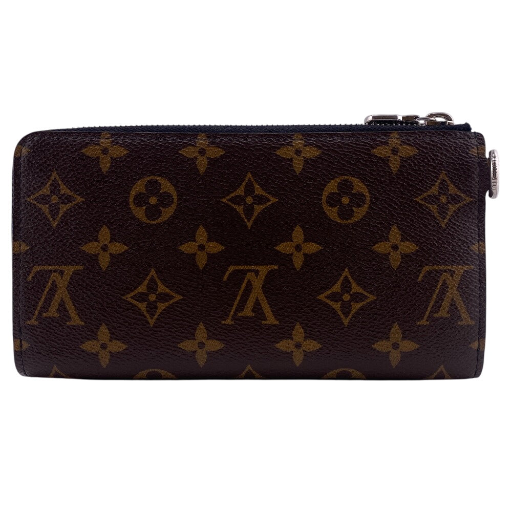 LOUIS VUITTON Long Wallet Purse M69407 Monogram, Leather Brown Monogram macacer Zippy Dragonne