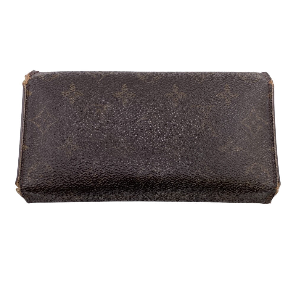 LOUIS VUITTON Long Wallet Purse TH0091 Monogram Brown Monogram