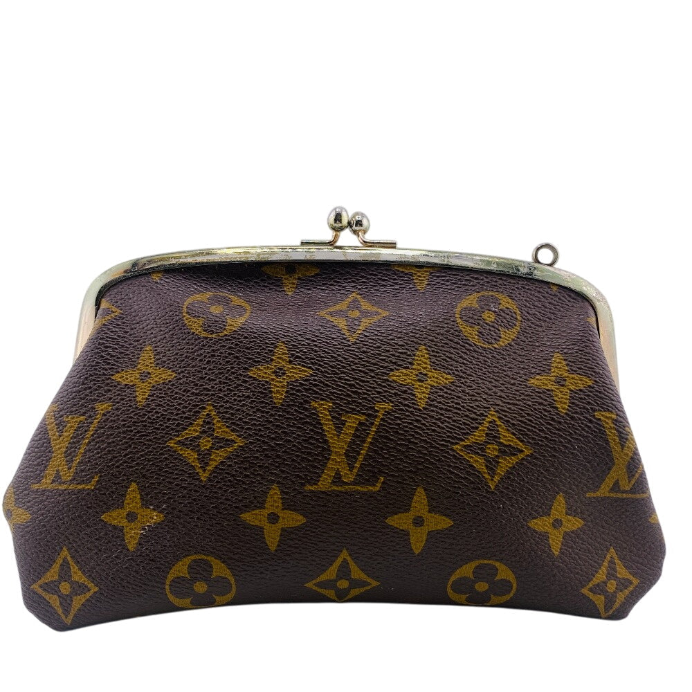 LOUIS VUITTON Pouch Monogram Brown Pouch vintage Monogram unisex(Unisex)