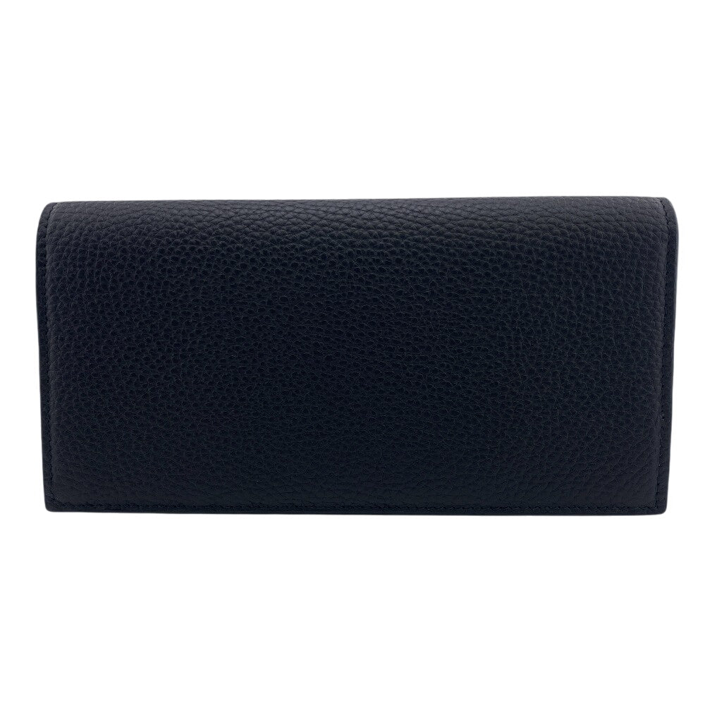 GUCCI Long Wallet Purse 795296 leather black mens
