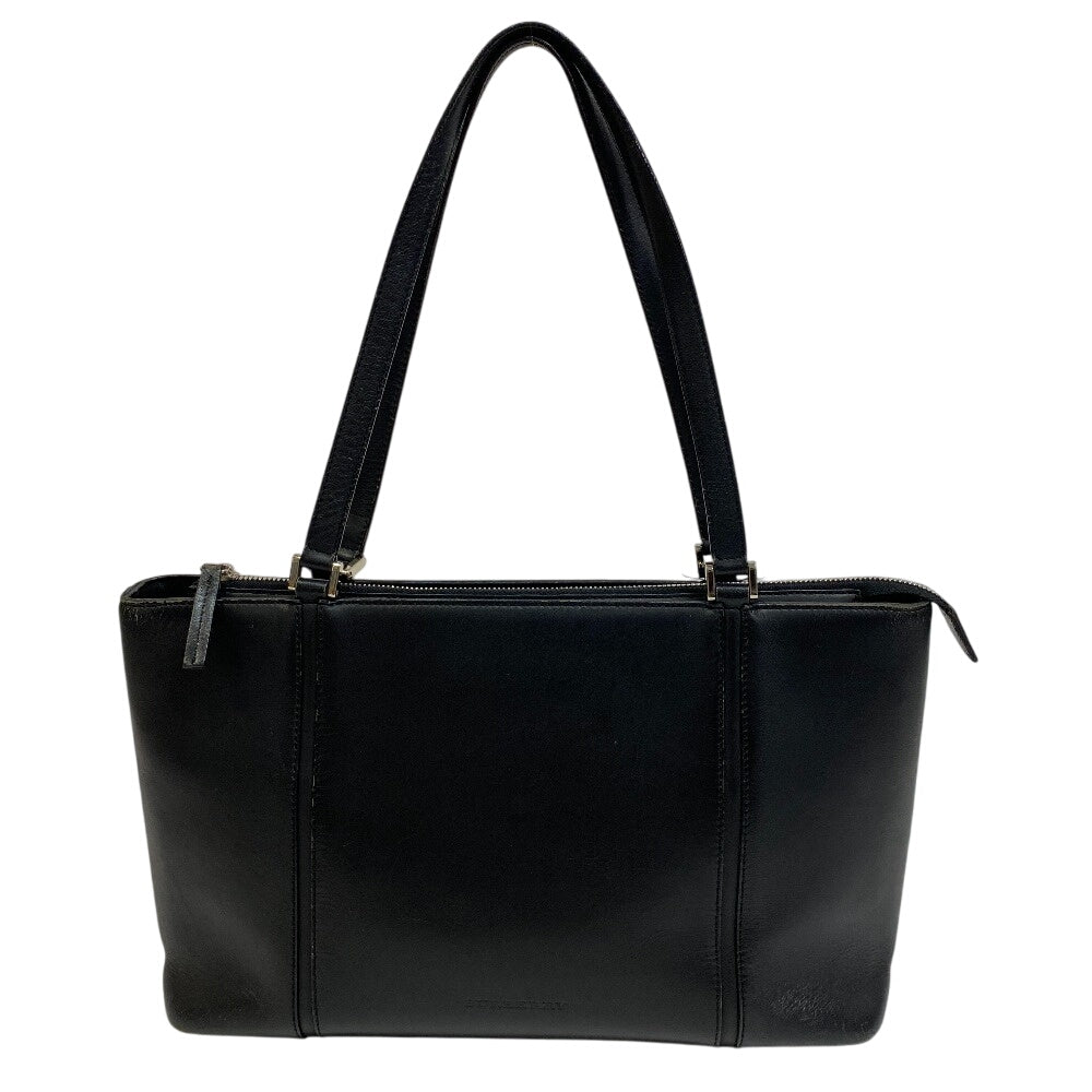 BURBERRY Tote Bag leather black Nova Check mens