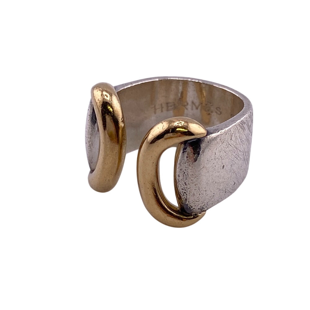 HERMES Ring Silver925 Silver Ring 50 echo Women 50