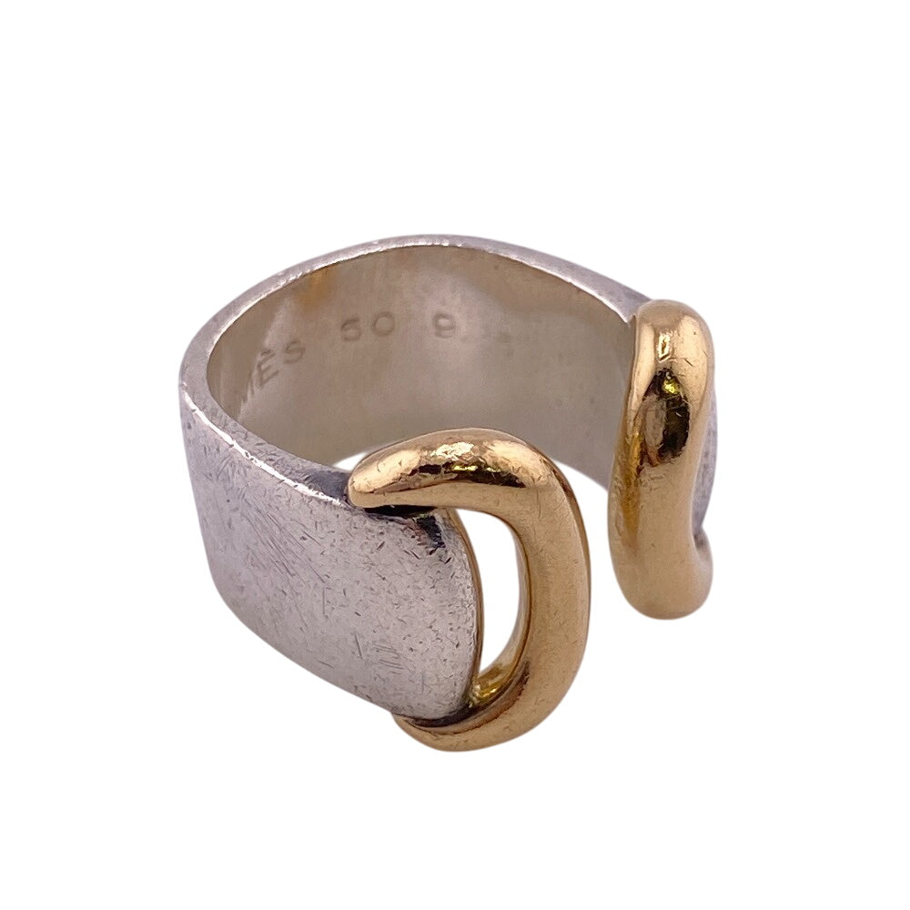 HERMES Ring Silver925 Silver Ring 50 echo Women 50