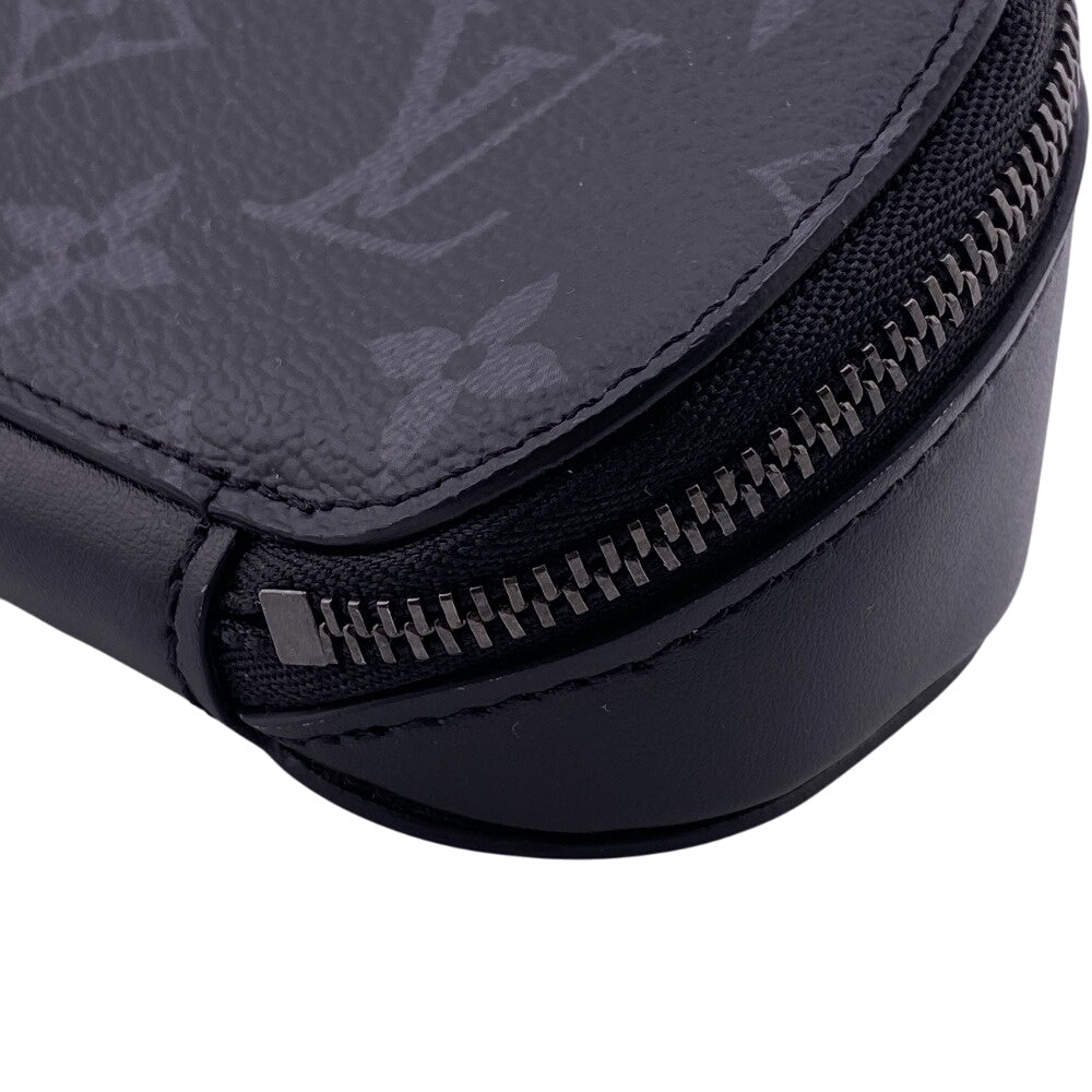 LOUIS VUITTON glasses case GI0654 Monogram Eclipse black Monogram Eclipse Etui Lunet GM mens