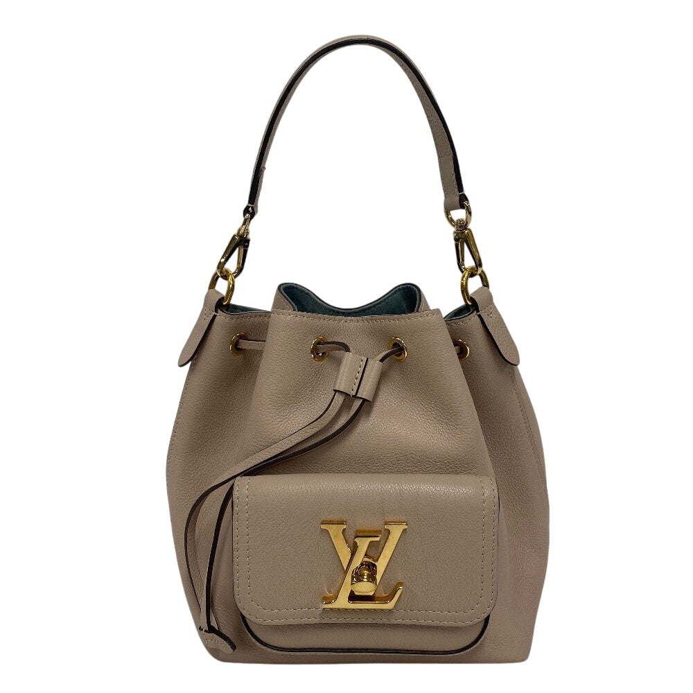 LOUIS VUITTON Handbag M57688 leather beige Drawstring Shoulder Bag Rock Me BucketNV Women