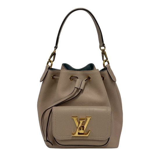 LOUIS VUITTON Handbag M57688 leather beige Drawstring Shoulder Bag Rock Me BucketNV Women