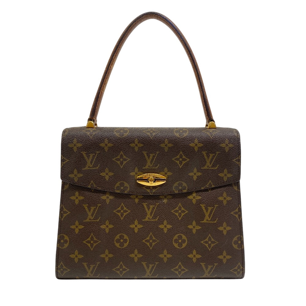 LOUIS VUITTON Handbag M51379 Monogram Brown Monogram Malesherbes Women