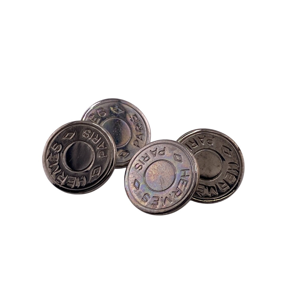 HERMES cuffs Silver925 Silver Cufflinks Cufflinks Serie mens