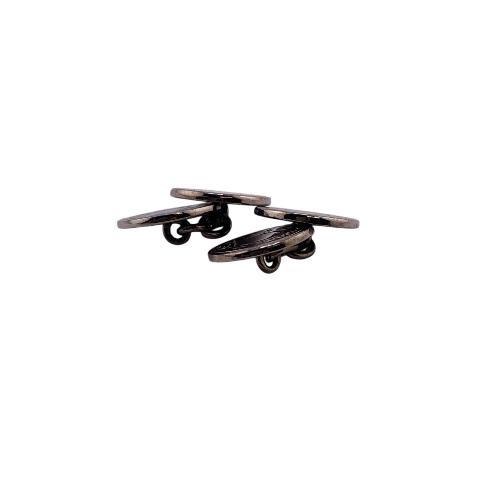 HERMES cuffs Silver925 Silver Cufflinks Cufflinks Serie mens