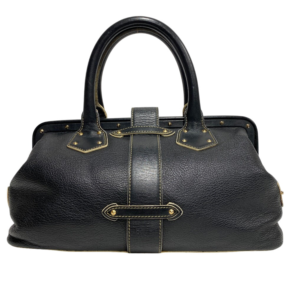 LOUIS VUITTON Handbag M91805 leather black Suhari Angnieux PM Women
