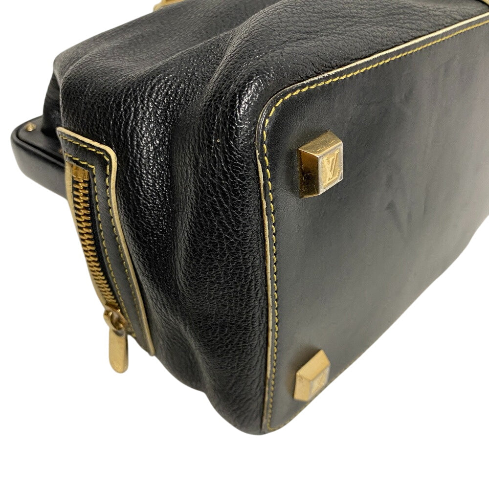 LOUIS VUITTON Handbag M91805 leather black Suhari Angnieux PM Women