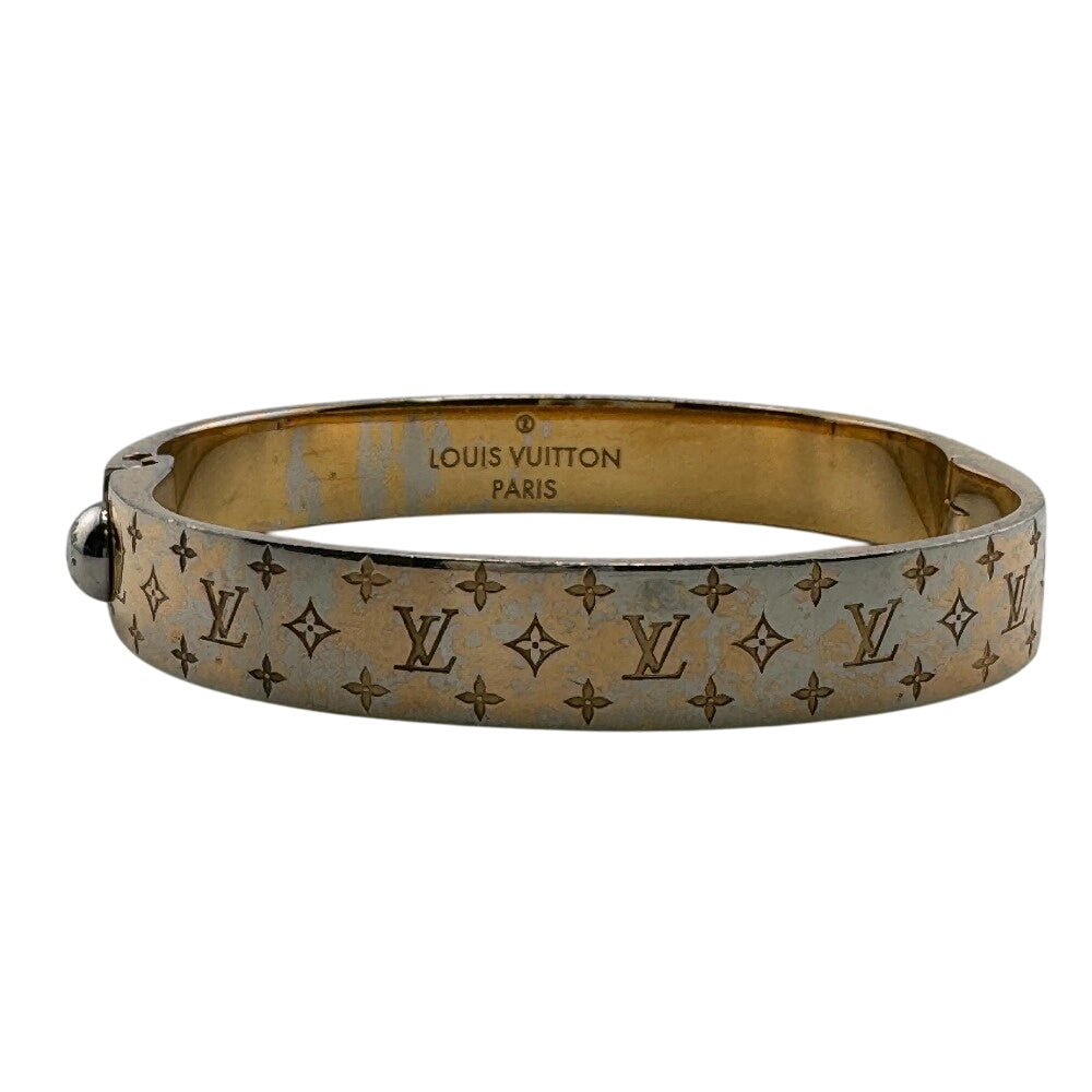 LOUIS VUITTON Bangle M00253 metal Pink gold Monogram Cuff nanogram Women(Unisex) M