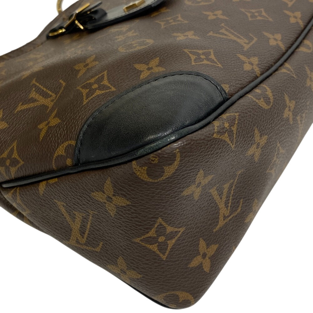 LOUIS VUITTON Shoulder Bag M45353 PVC coated canvas, leather Brown Monogram Odeon NM PM
