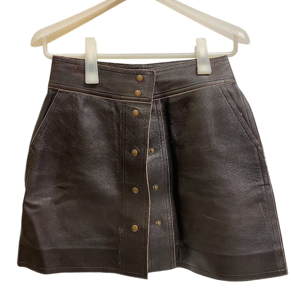 LOUIS VUITTON setup lambskin Brown Vintage ready-to-wear 34