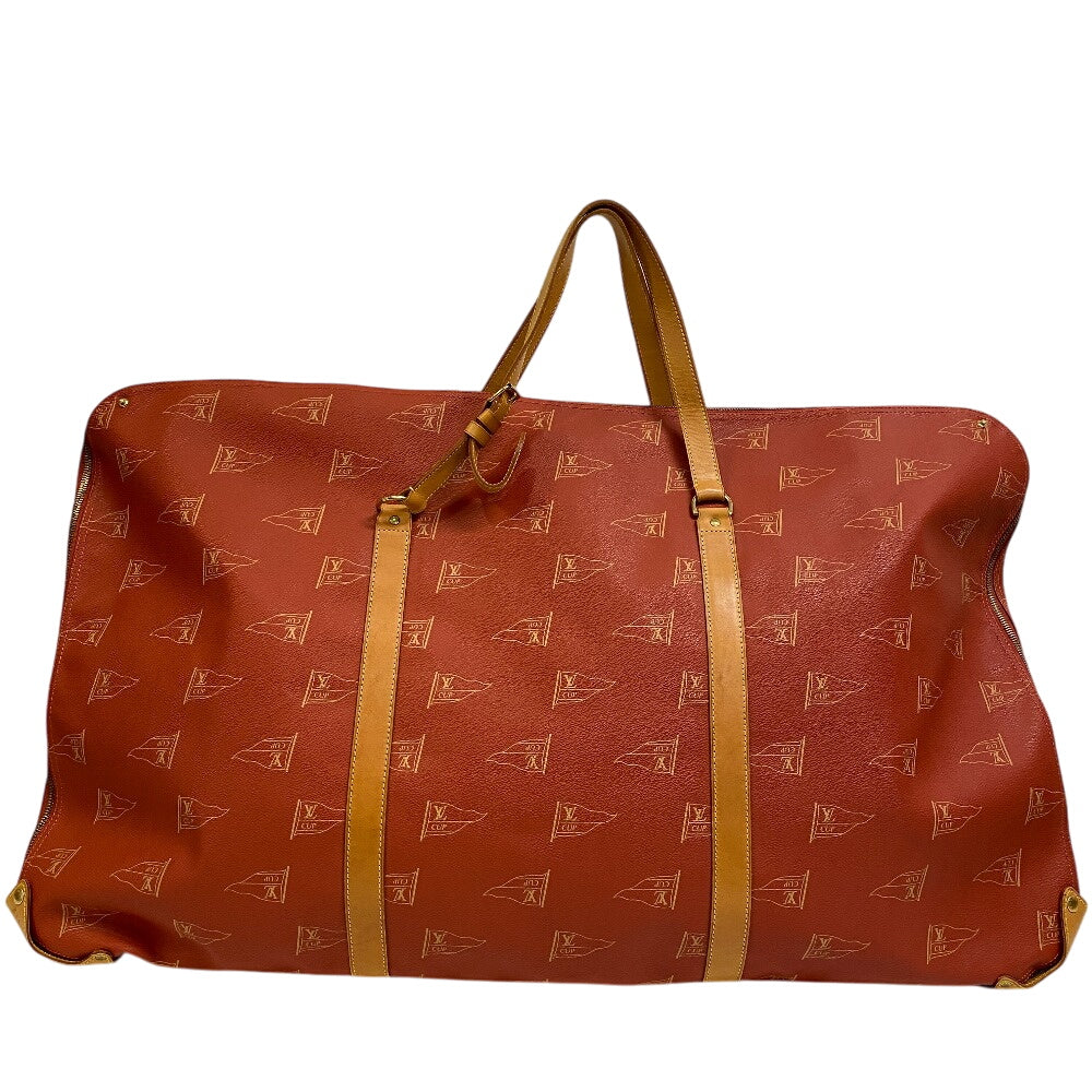 LOUIS VUITTON Travel case M80020 leather Orange Garment case Kabul louis vuitton cup mens(Unisex)