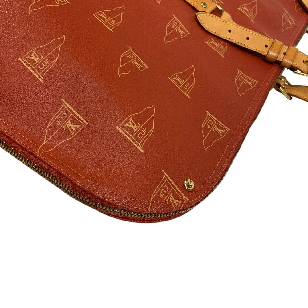 LOUIS VUITTON Travel case M80020 leather Orange Garment case Kabul louis vuitton cup mens(Unisex)